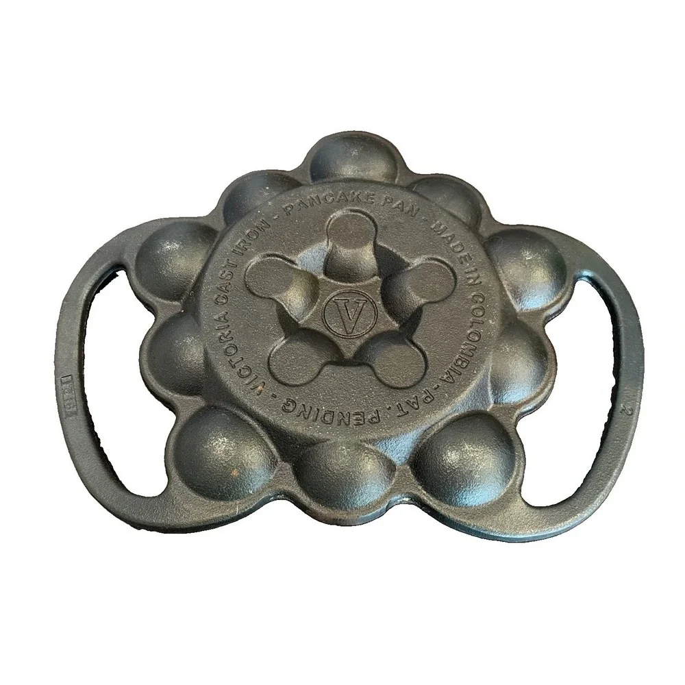 Victoria Cast Iron Poffertjes Pancake Pan Since 1939 (C6)